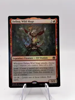 Delina, Wild Mage 138/281 Foil Adventures in the Forgotten Realms AFR MTG NM - Image 1