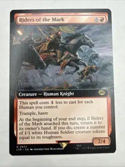 MTG Riders of the Mark Extended Art 0832 Lord of the Rings Magic the Gathering - Image 1