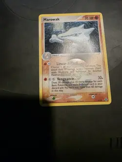 Pokemon TCG Marowak EX FireRed & LeafGreen 7/112 Reverse Holo Rare - Image 2