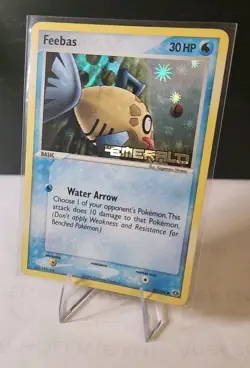 Pokemon TCG Feebas Holo STAMPED 50/106 EX Emerald LP- - Image 1