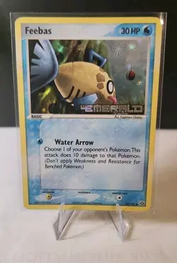 Pokemon TCG Feebas Holo STAMPED 50/106 EX Emerald LP- - Image 2