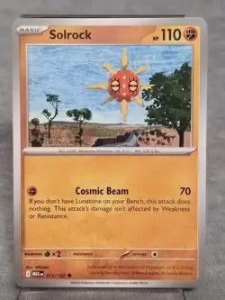✨Pokemon TCG - Solrock - 075/132 - Uncommon - Mega Evolution - NM✨ - Image 1