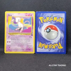 Mew 8 Mewtwo 14 Pokemon Black Star Promo - Pokemon WOTC Movie Promo - Image 3