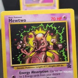 Mew 8 Mewtwo 14 Pokemon Black Star Promo - Pokemon WOTC Movie Promo - Image 4
