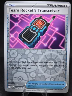 Pokemon TCG Team Rocket's Transceiver 178/182 Destined Rivals Reverse Holo NM - Image 1