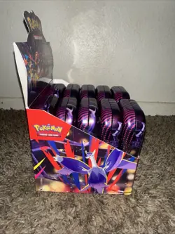 Pokemon TCG Mega Evolution Mini Tin Display 10 Tins - Image 2