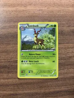 💎Pokemon TCG Sawsbuck 14/114 Black & White 2011 LP - Image 1