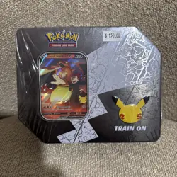 Pokemon TCG Celebrations Lance's Charizard Tin (Factory Sealed) - Image 1