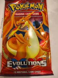 Pokemon TCG Evolutions 1 Booster Pack Charizard Art Sealed English - Image 2