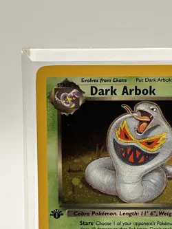 Pokemon Dark Arbok Team Rocket 1st Edition Holo Rare 2/82 - Image 2