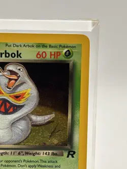 Pokemon Dark Arbok Team Rocket 1st Edition Holo Rare 2/82 - Image 3