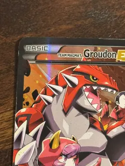 Pokemon 2015 Team Aqua’s Kyogre EX 6 & Team Magma’s Groudon EX 15 Double Crisis - Image 4