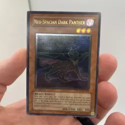 Yugioh Neo-Spacian Dark Panther POTD-EN005 Ultimate Rare 1st Ed LP - Image 1