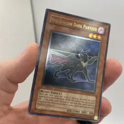 Yugioh Neo-Spacian Dark Panther POTD-EN005 Ultimate Rare 1st Ed LP - Image 3