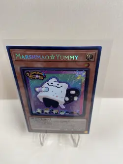 Marshmao Yummy Secret Rare 1st Edition Yugioh - Image 2