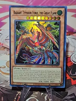 Yu-Gi-Oh! Radiant Typhoon Fonix, The Great Flame DOOD-EN017 Ultra Rare 1st Ed NM - Image 1