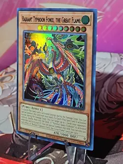 Yu-Gi-Oh! Radiant Typhoon Fonix, The Great Flame DOOD-EN017 Ultra Rare 1st Ed NM - Image 2