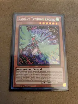*** RADIANT TYPHOON KROSEA *** 1ST EDITION SECRET RARE DOOD-EN015 YUGIOH! - Image 1