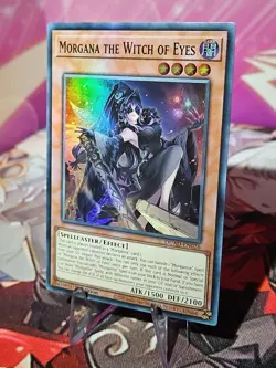 Yu-Gi-Oh! Morgana the Witch of Eyes DUAD-EN026 Super Rare 1st Edition NM - Image 2