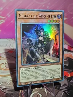 Yu-Gi-Oh! Morgana the Witch of Eyes DUAD-EN026 Super Rare 1st Edition NM - Image 3