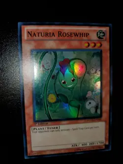 Yugioh 2010 Naturia Rosewhip SR 1st Ed. HA02-EN041 Near Mint - Image 2