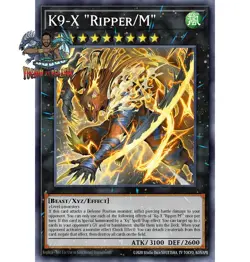 Yugioh! 1x K9-X "Ripper/M" BPRO-EN043 Ultra Rare 1st Ed NM - Image 1