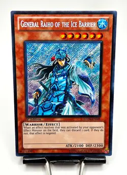 General Raiho of the Ice Barrier HA04-EN025 Hidden Arsenal 4 Secret Rare 1st Ed. - Image 1