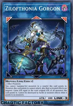 YUGIOH DUAD-EN050 Gorgon of Zilofthonia Secret Rare 1st Edition NM - Image 1