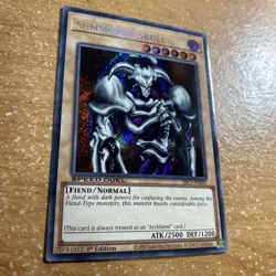 🔥 YUGIOH Summoned Skull - SBC1-ENI01 SECRET RARE HOLOFOIL 1st ED Near Mint 🔥 - Image 2