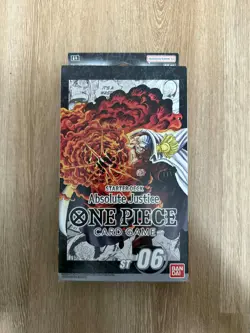 One Piece TCG Absolute Justice Starter Deck ST-06 English - Sealed - Image 1