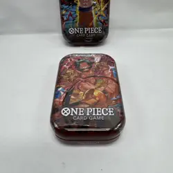 ONE PIECE TCG: Gol.D.Roger & Monkey.D.Luffy Tin Pack Set Vol. 1 ENGLISH BUNDLE - Image 3