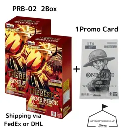 ONE PIECE Card Game Premium THE BEST PRB-02 2Box & 1Promo Set Japanese - Image 1