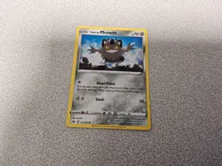 OFFICIAL POKEMON CARD GALARIAN MEOWTH 127/202 - Image 1