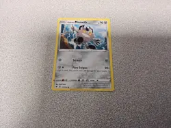 OFFICIAL POKEMON CARD GALARIAN MEOWTH 112/185 - Image 1