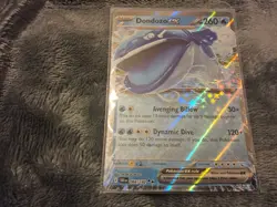 OFFICIAL POKEMON CARD DONDOZO EX 066/182 RARE - Image 1
