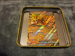 OFFICIAL POKEMON CARD GOUGING FIRE EX 038/162 RARE - Image 1