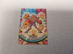 OFFICIAL POKEMON CARD TOPPS #107 HITMONCHAIN - Image 1