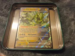 OFFICIAL POKEMON CARD IRON THORNS EX 077/167 RARE CARD - Image 1
