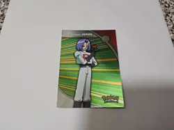 OFFICIAL POKEMON CARD TOPPS TEAM ROCKET JAMES GOOD/ OK conditon - Image 1