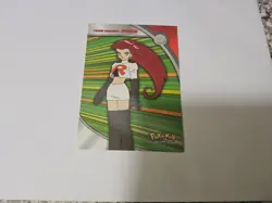 OFFICIAL POKEMON CARD TOPPS TEAM ROCKET JESSIE GOOD/ OK conditon - Image 1