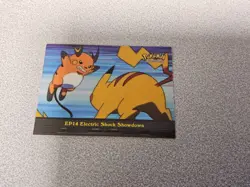OFFICIAL POKEMON CARD TOPPS # EP14 ELECTRIC SHOCK SHOWDOWN - Image 1