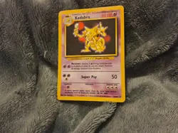 OFFICIAL POKEMON CARD KADABRA 32/102 EXCELLENT CONDITION - Image 1
