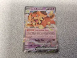 OFFICIAL POKEMON CARD DACHSBUN EX 067/142 RARE - Image 1