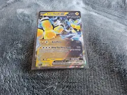 OFFICIAL POKEMON CARD IRON HANDS ex 070/182 RARE CARD - Image 1