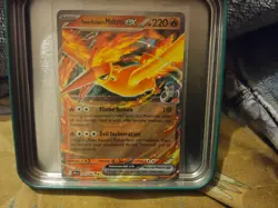 OFFICIAL POKEMON CARD MOLTRES EX 031/182 RARE - Image 1