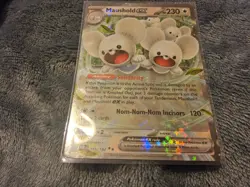 OFFICIAL POKEMON CARD MAUSHOLD EX 155/182 RARE - Image 1