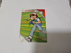 OFFICIAL POKEMON CARD TOPPS ASH HETCHUM GOOD/ OK condition - Image 1