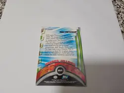 OFFICIAL POKEMON CARD TOPPS ASH HETCHUM GOOD/ OK condition - Image 2