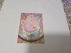 OFFICIAL POKEMON CARD TOPPS #113 CHANSEY EXCELLENT CONDITION - Image 1