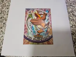 OFFICIAL POKEMON CARD TOPPS FARFETCH'D #083 EXCELLENT CONDITION - Image 1